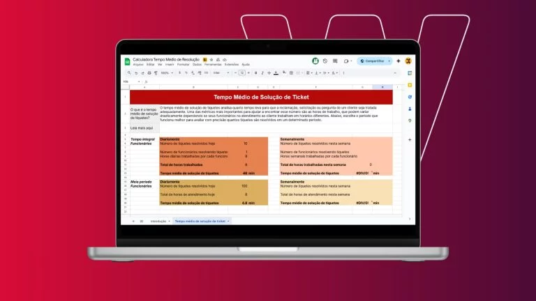 Calculadora de custo e tempo de resolucao dos atendimentos​