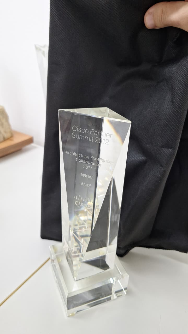 Cisco Partner Summit 2012 – Architectural Excellence Collaboration 2011 – Brazil Cisco